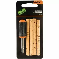 DRILL WITH BOILIE FOX EDGES DRILL & CORK STICK SET