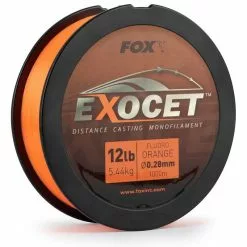 FLUROCARBON FOX EXOCET FLUORO ORANGE MONO 1000M