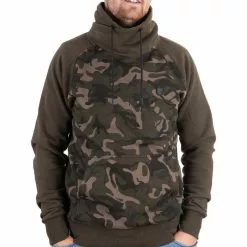 MAN HOODIE FOX KHAKI/CAMO HIGH NECK KAKI/CAMO