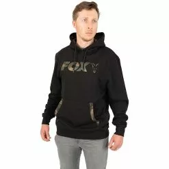 MAN HOODIE FOX LIGHT WEIGHT PULLOVER HOODY NOIR/CAMO