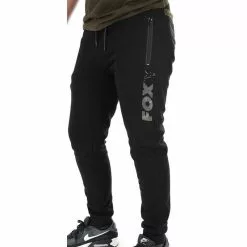 MAN PANTS FOX BLACK/CAMO PRINT JOGGER NOIR/CAMO