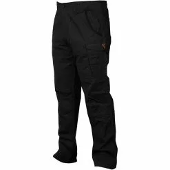 MAN PANTS FOX COLLECTION BLACK & ORANGE COMBAT TROUSERS 100M