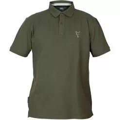 POLO-SHIRT MAN FOX COLLECTION GREEN & SILVER POLO SHIRT BLUE
