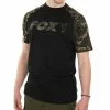 SHORT-SLEEVED T-SHIRT MAN FOX RAGLAN T-SHIRT BLACK/CAMO BLACK -Hot Sale Fox Store short sleeved shirt man fox raglan black camo z 2251 225108