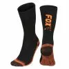 SOCKS MAN FOX BLACK / ORANGE THERMOLITE LONG SOCK NOIR/ORANGE -Hot Sale Fox Store socks man fox black orange thermolite long sock noir z 2172 217285