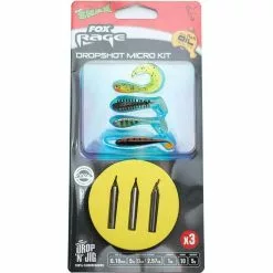 SOFT LURE KIT FOX RAGE READY RIG DROPSHOT MICRO KIT