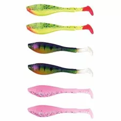 SOFT LURES KIT FOX RAGE MINI FRY TAIL UV MIXED COLOUR