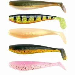 SOFT LURES KIT FOX RAGE ZANDER PRO SHAD UV MIXED COLOUR PACK
