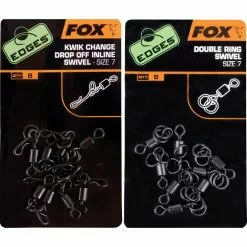 SWIVEL FOX INLINE LEAD SWIVELS - PACK OF 40