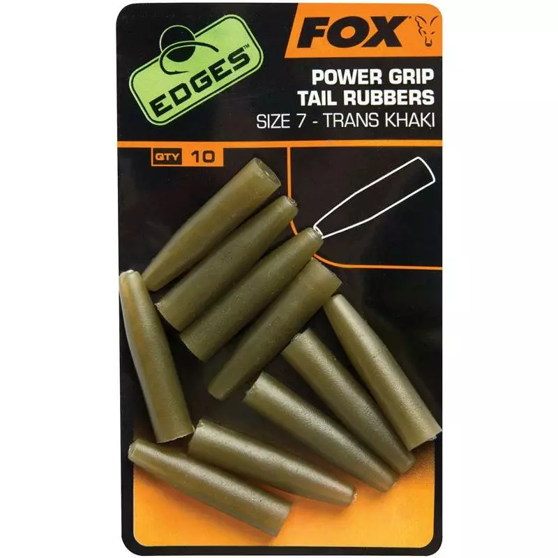 TAIL RUBBERS FOX EDGES POWER GRIP TAIL RUBBERS 3 TAIL RUBBERS FOX EDGES POWER GRIP TAIL RUBBERS