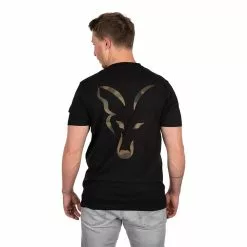TEE SHIRT MANCHES COURTES HOMME FOX BLACK FOX HEAD LOGO T-SHIRT - NOIR -Hot Sale Fox Store tee shirt manches courtes homme fox black head logo noir z 2608 260875 3